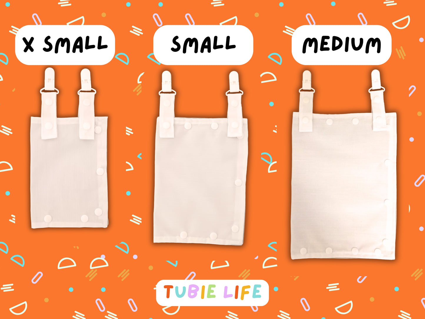 Drainage Bag Cover Tubie Life Catheter cover black and white pattern