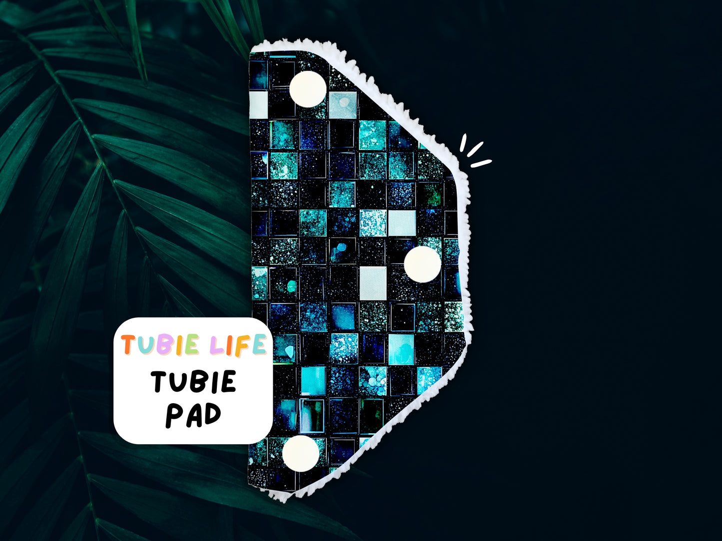 Port Cover Tubie Life Tubie Cover connector cover emerald squares