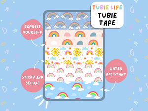 Hearts and Rainbows Tubie Tape