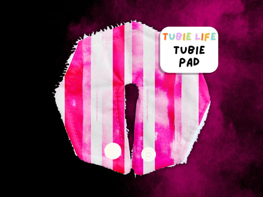 Tubie Pad Tubie Life G Tube Pad pink lines