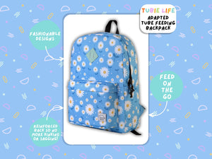 Blue Daisy Tubie Life Adapted Backpack Classic