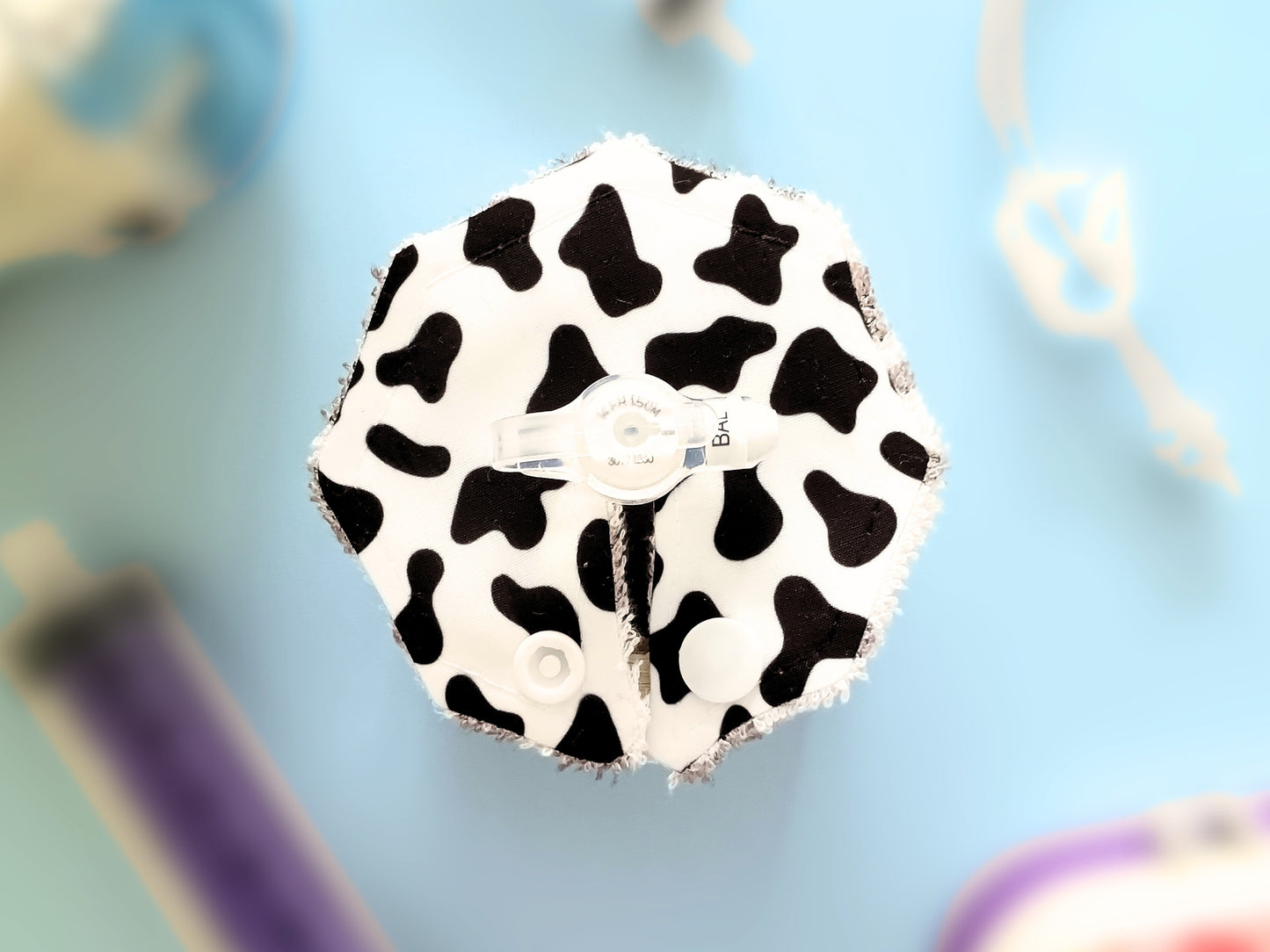 Tubie Pad cow print Tubie Life G Tube Pad