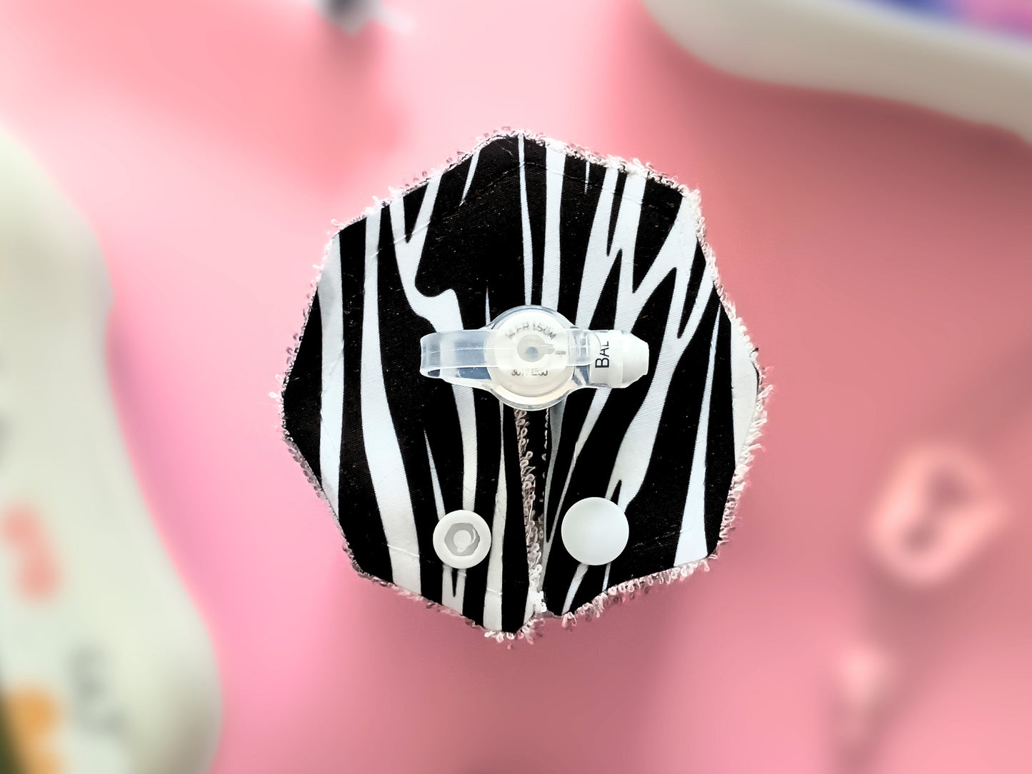 Tubie Pad zebra Tubie Life G Tube Pad