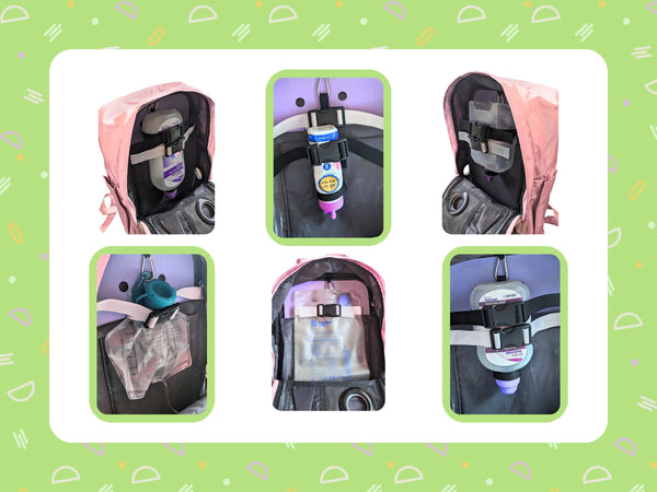 Pink and Grey Tubie Life Adapted Backpack Box