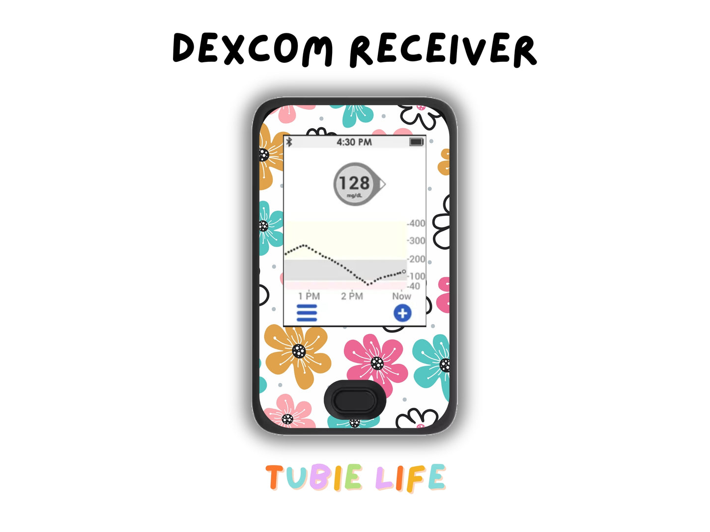 Diabetes Device Decals stickers for Libre 2, Dexcom G6, Medtronic minimed, omnipod, t-slim, Libre 3 pastel flowers