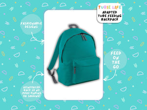 Emerald Green Tubie Life Adapted Backpack Essentials