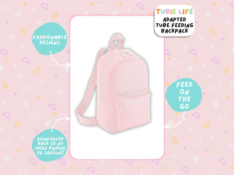 Mini Light Pink Tubie Life Adapted Backpack Essentials