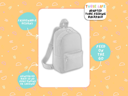 Mini Grey Tubie Life Adapted Backpack Essentials