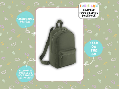 Mini Olive Tubie Life Adapted Backpack Essentials