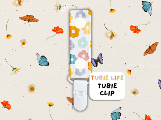 Tubie Clip Tubie Life Line Clip colourful flowers