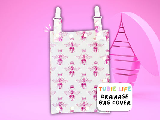 Drainage Bag Cover Tubie Life Catheter cover pink bee