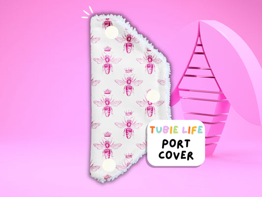 Port Cover Tubie Life Tubie Cover connector cover Pink bee