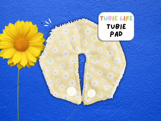 Tubie Pad Tubie Life G Tube Pad yellow daisy