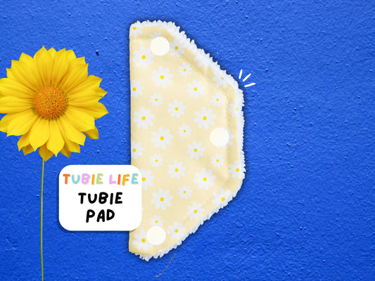 Port Cover Tubie Life Tubie Cover connector cover yellow daisy