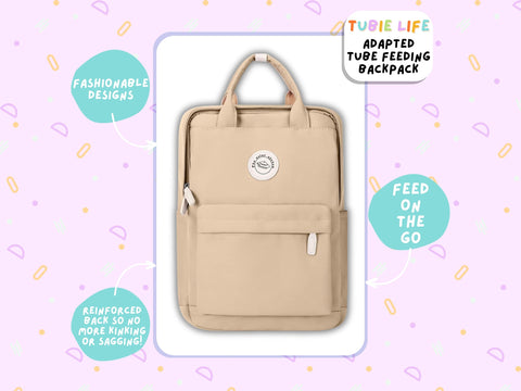 Caramel Tubie Life Adapted Backpack Box