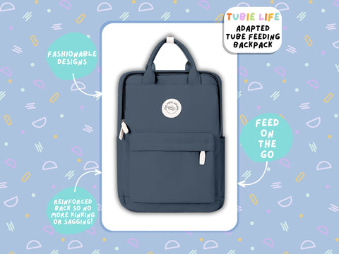 Dark Blue Tubie Life Adapted Backpack Box