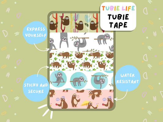 TUBIE TAPE Tubie Life sloth ng tube tape for feeding tubes and other tubing