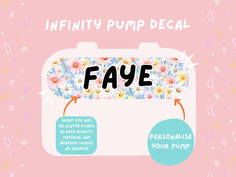 Infinity Pump Sticker Tubie Life Feeding Pump Decal for Nutricia Infinity or Entralite Moog tube feeding pumps