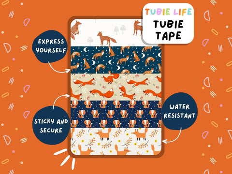 TUBIE TAPE Tubie Life fox ng tube tape for feeding tubes and other tubing