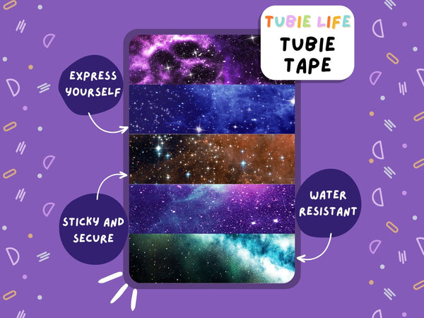 TUBIE TAPE Tubie Life galaxy ng tube tape for feeding tubes and other tubing