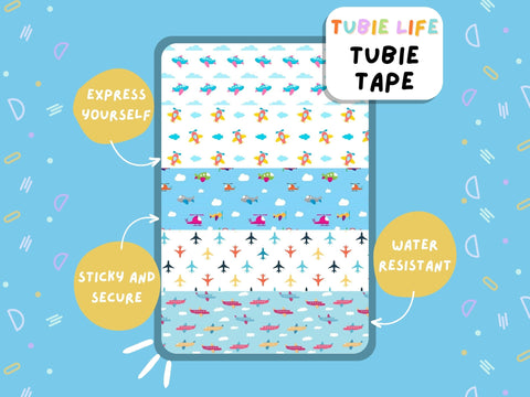 TUBIE TAPE Tubie Life planes ng tube tape for feeding tubes and other tubing