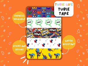 TUBIE TAPE Tubie Life superhero ng tube tape for feeding tubes and other tubing