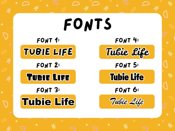 Infinity Pump Sticker Tubie Life Feeding Pump Decal for Nutricia Infinity or Entralite Moog tube feeding pumps