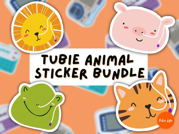 TUBIE ANIMAL STICKER Bundle | Tubie Life Gloss Sticker