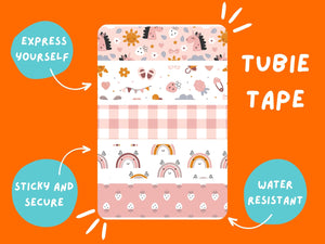 TUBIE TAPE pink unicorn Tubie Life ng tube tape