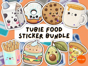 TUBIE FOOD STICKER bundle | Tubie Life Gloss Sticker